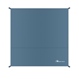 MOON LENCE Tent Sheet, Ground Sheet, Tarpaulin, Water Pressure Resistance 59.1 inches (1,500 mm), Leisure Sheet, Outdoors, Camping, Mountain Climbing, Picnic, Storage Bag Included, 82.7 x 82.7 inches