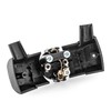 2 pieces - earthing contact plug made of thermoplastic, Schuko