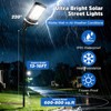 Solar Street Lights Outdoor, 21000LM 6500K Motion Sensor Solar Lights