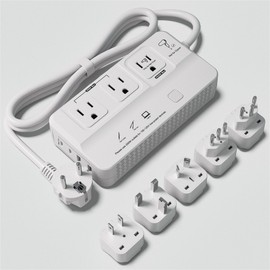 220v to 110v Travel Voltage Converter : International Universal Power Plug Adapter Outlet Converters US to Europe - High Power Hair Dryer Dual Voltage Step Down Plugs Transformer for European UK EU