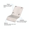 Cylinder Pull Finger Latch Blank Profile - Satin Stainless Steel