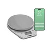 RHINO, Báscula Digital Cocina con Bluetooth, 5kg / 1g, App