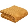 Euromat Flannel Microfibre Blanket Bed Throw Stripes 150 x 200