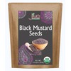 Jiva Organic Black Mustard Seeds Whole 2.75 Pound Bulk Bag