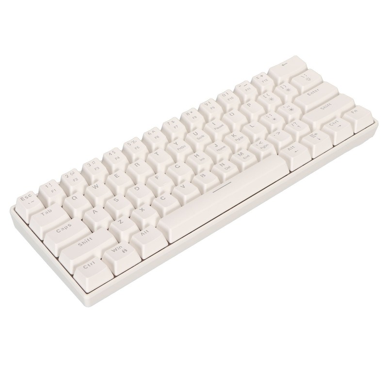 61 Key Mechanical Keyboard Portable Compact 60% Gaming Keyboard with