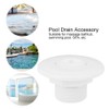 G2in Male Thread Plastic Swimming Pool Drainer Floor Drain Outlet