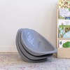 ECR4Kids ECR4Kids Leaf Floor Seat, Rocker Chair, Sage/Grey, 6-Piece