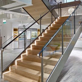 STOBOK 2pcs Handrail End Caps, 50mm Inner Diameter Round Handrail End Caps Staircase Steps Hand Rail End for Banister Handrail Bracket Accessory