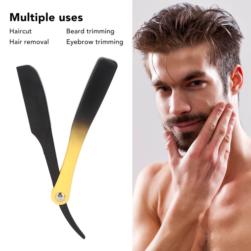 Straight Edge Beard Trimmer Holder Professional ABS Zinc Alloy Gradient