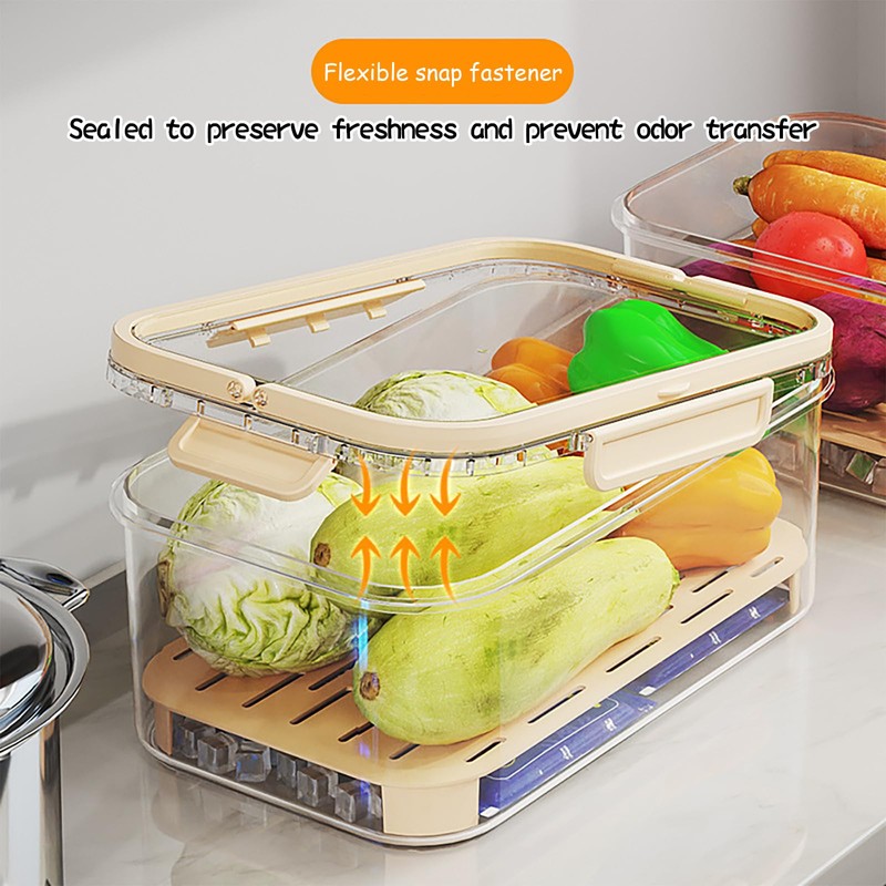 ZQZXD Insulated Cold Food Storage Container with Handle & Lid,