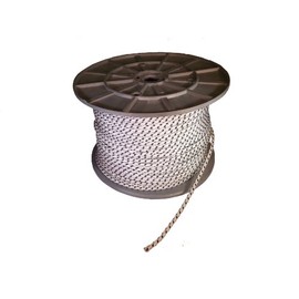 Design Roller Shutter Cord Winder 4.5 Mm With and Without Extremely Stable Nylon Cord Swivels 180° for Shutters and Blinds with 4.5 mm Cord Brown / White Nylonschnur 20m