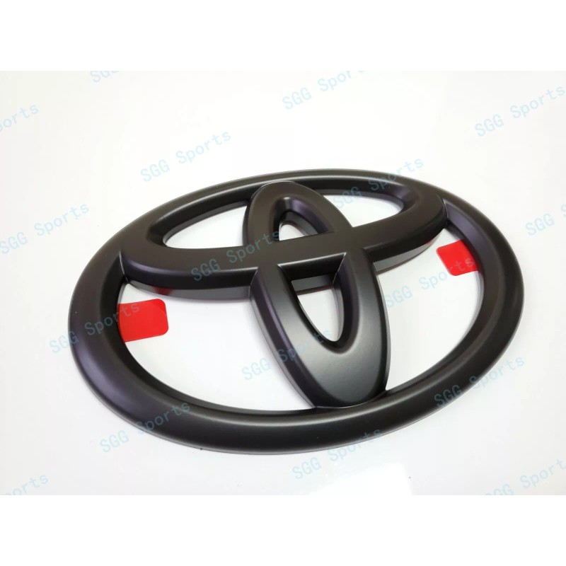 Toyota OEM Matte Black Toyota Logo OVERLAY emblem for Camry