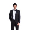 Geoffrey Beene Men's Black Tuxedo Jacket, Two-Button Closure, Notch Lapel,