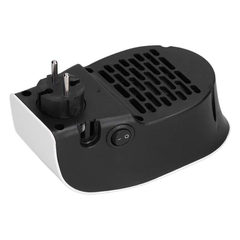 500W Black and White Mini Electric Heater Portable Wall Mounted