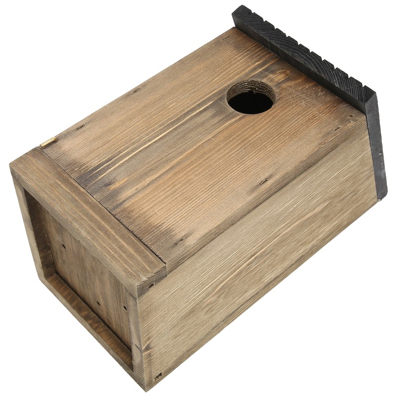 Wooden Pet Bird Nests House Nesting Box Birdhouse Accessories for