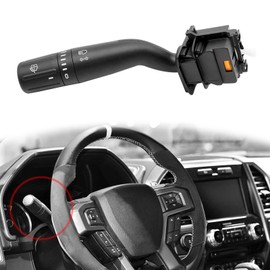 Windshield Wiper Switch Multifunction Turn Signal Control Assembly Compatible with 2015-2019 Ford F150 F250 F350 F450 F550 Super Duty, Replaces# CBS2293, FL3Z13K359AA