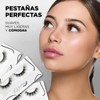 Pestaña petite 1, efecto 3D, largo de 10 mm, reutilizables