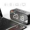 2 in 1Wireless Speaker Alarm Clock Mega Bass Noise Reduction