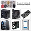 Personal Computer Screws, 228-Piece Standoffs Set, Universal PC Mounting Repair