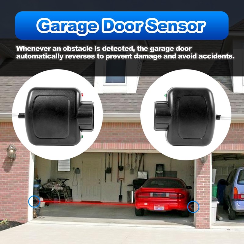 HAE00002 Garage Door Openers Sensor Beam Eyes Kit - Compatible