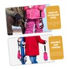FOMIYES 4Pcs Lost Glove Clips for Winter Non Slip Mittens