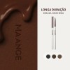 2 Pcs Delineador De Ojos Long Lasting Eye Liner Negromarrón