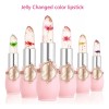 Q Beleza Brilhante Flor Cristal Jelly Batom Magic Temperatur