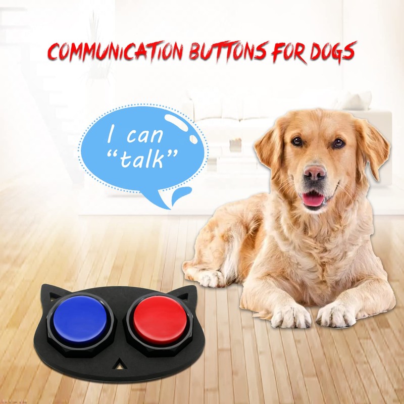 ANLIKY Dog Communication Sound Buttons with Mat, 30 Scene Training