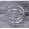 sowaka 9 Pcs Display Stands Acrylic Clear Small Round Baseball