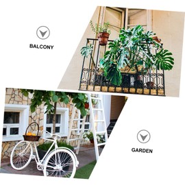 IWOWHERO Succulent Hanging Planter with Geometric Metal Stand Small Flowerpot Holder for Indoor and Outdoor Decoration for Balcony Garden Windowsill