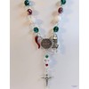 Italian Auto/Car Rosary With Red Horn & Mano Cornuto