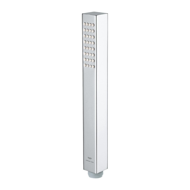 GROHE 26867000 Euphoria Cube Stick Hand Shower, Chrome, 1.75 GPM,
