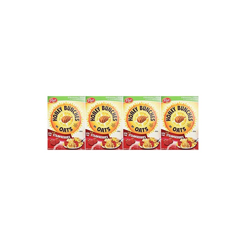 Honey Bunches of Oats with Real Strawberries, 13-Ounce Boxes (Pack