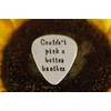 Couldn't Pick a Better Brother Guitar Pick, Hand Stamped Metal