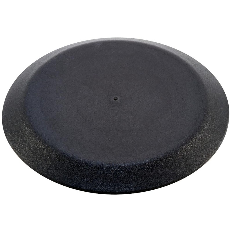 2 1/2" 2.5 inch Flush Mount Black Plastic Body and