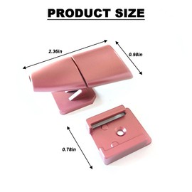 Sandfren Car Deer Whistles, 4PCS Vehicle Deer Warning Devices with Adhesive Tapes, Automotive Horn Sensor Animal Repellent Alert Accessories, Universal for SUV Truck Motorcycles (Pink)