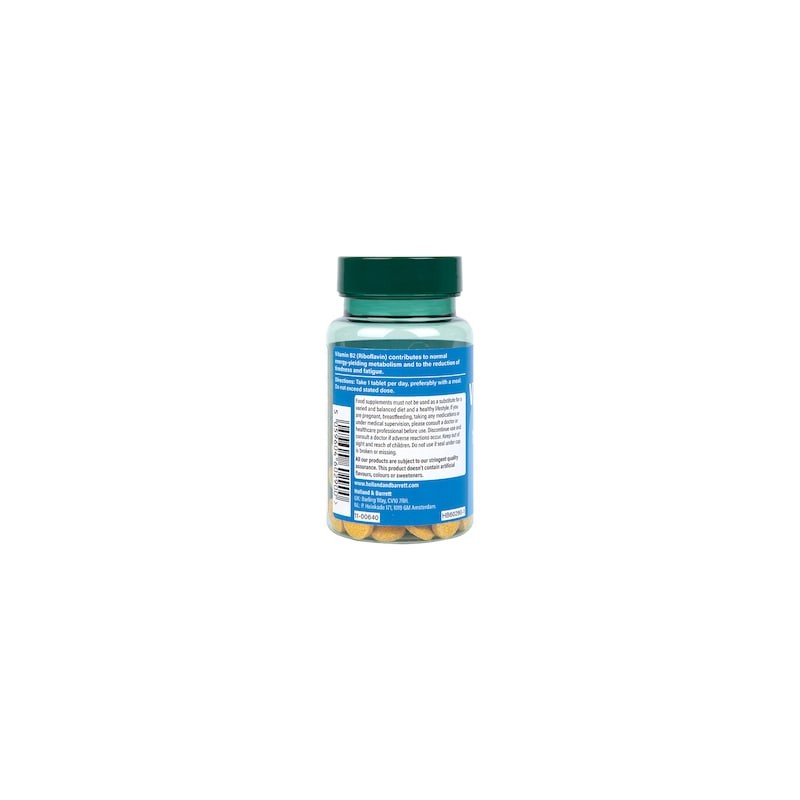Holland & Barrett Vitamin B2 + Riboflavin 100mg 120 Tablets