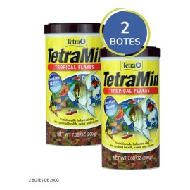 Tetra Tetramin Tropical Flakes Pack De 2 Botes De 200 Gr