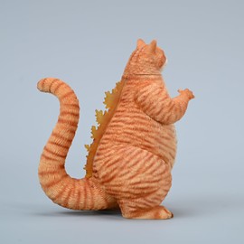 MMOS X JXK Catzilla Statue for Home Decor, Meowzilla Statue Durable Polyresin