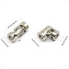 Befenybay 4pcs 6mm to 6mm Universal Joint Shaft Coupling with