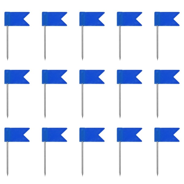 Tupalizy 50PCS Flag Push Pins Travel Map Thumb Tacks Plastic