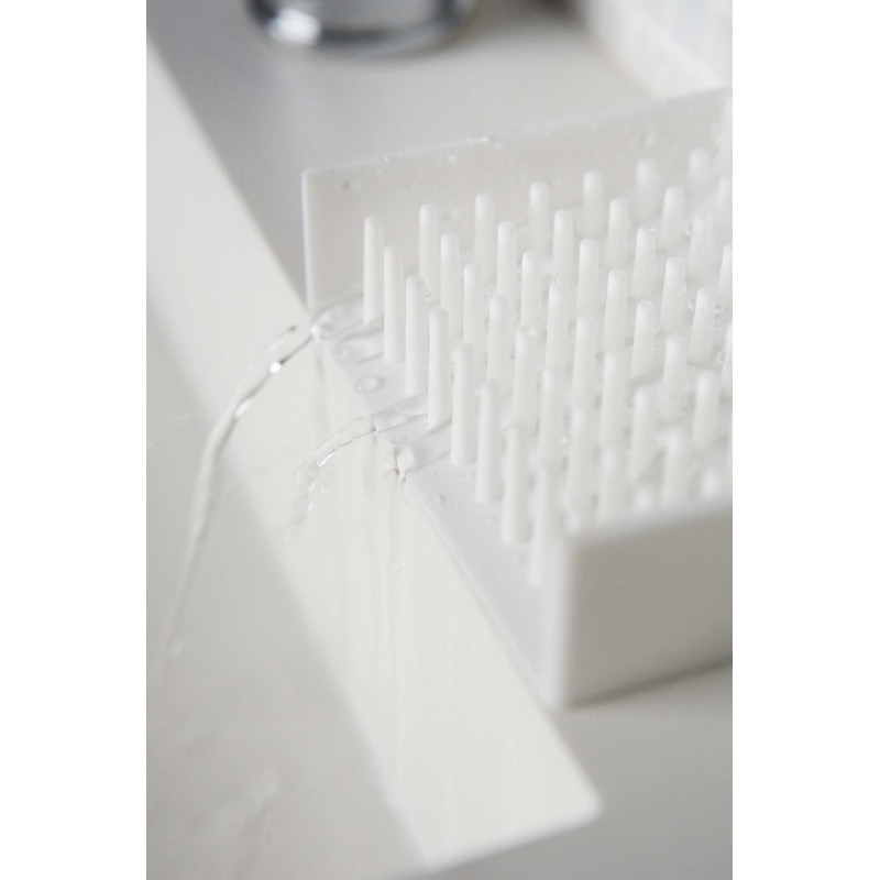Yamazaki Industries 2991 Dish Drainer Soap Tray, Mist White