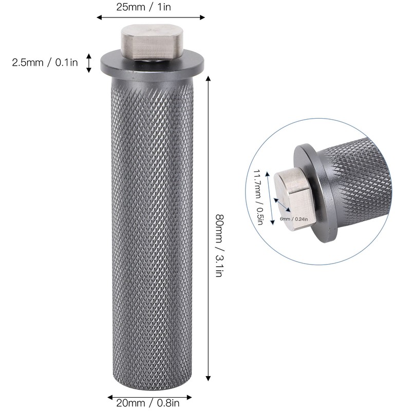 2PCS 20mm Bench Dogs Guide Rail Sliding Slot Stop Aluminum