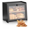 VEVOR Double Layer Bread Box for Kitchen Counter, Large Capacity