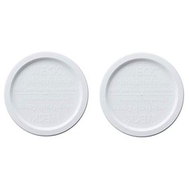 Rasalhanut WECK Plastic Cover for Glass Canisters, Large Size, White