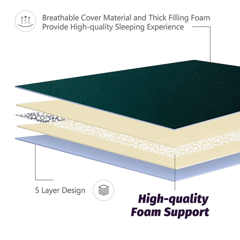MAXYOYO Japanese Floor Mattress Futon Mattress, Thicken Sleeping Pad Foldable