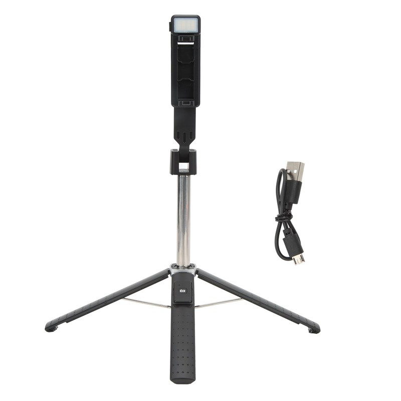 Selfie Stick 360 Degrees Rotated LED Fill Light 3 Levels