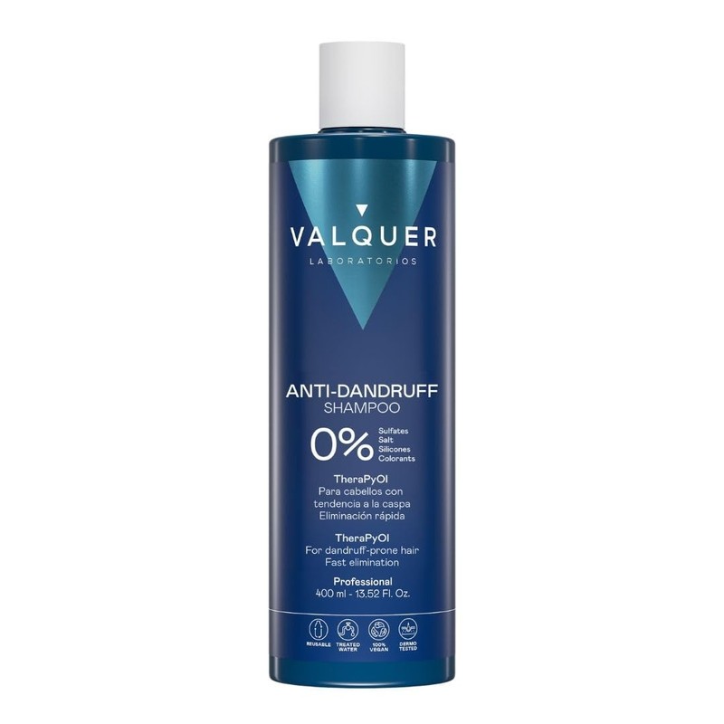 VALQUER Shampoo Anticaspa Zero Sin Sulfatos 400 ml