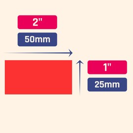 1000 Pieces, 2 x 1 inch - Colored Labels Stickers, Packing Moving Labels for Boxes Color Coded - 8 Colors