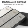 12 Pcs Diamond Sharpening Stone with Anti-Slip Base,Diamond Sharpener, Kitchen